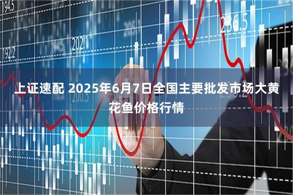上证速配 2025年6月7日全国主要批发市场大黄花鱼价格行情