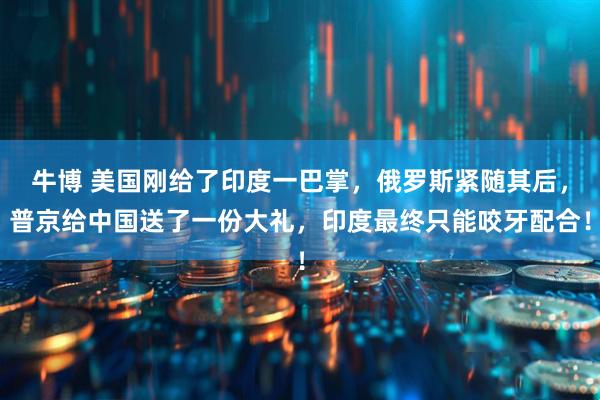 牛博 美国刚给了印度一巴掌，俄罗斯紧随其后，普京给中国送了一份大礼，印度最终只能咬牙配合！